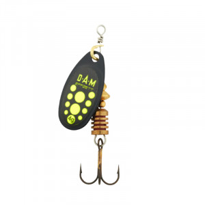 Lingurita Rotativa Dam Effzett Standard, Nr.3, 6g, Black Yellow