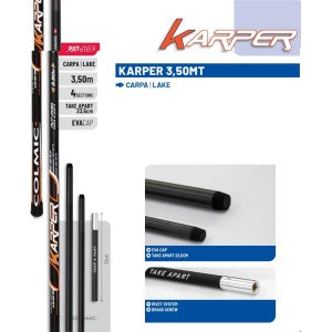 Maner Minciog Colmic Karper, 3.50m, 4 tronsoane - Img 3