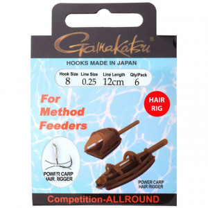 Montura Gamakatsu Method Hair PCHR, 6buc