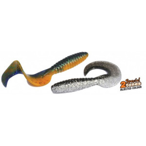Naluca Fun Tail Grub Green Lime 85mm, 10buc/plic Rapture - Img 3