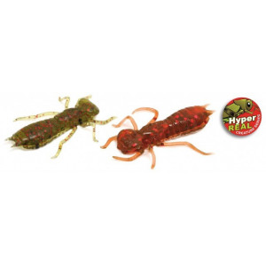 Naluca ULC Dragonfly Nimph Green Pumpkin BF 42mm, 8buc/plic, 1gr Rapture - Img 3
