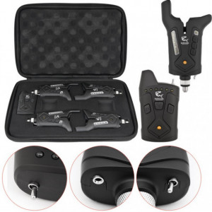 Set 4 avertizoare wireless Baracuda RF2198 cu statie - Img 7