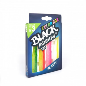 Set Shad Black Minnow Fluo, 12cm, 4buc/plic Fiiish - Img 1