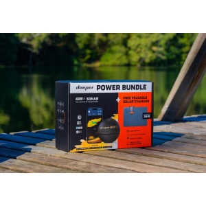 Set Sonar pescuit Deeper Smart Chirp+ 3 + Panou Solar Pliabil 36W - Img 8