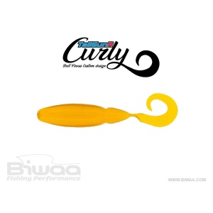 Shad Biwaa TailGunr Curly Motor Oil 6.3cm, 8buc/plic