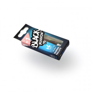 Shad Black Minnow Kaki Glitter, 7cm, 4buc/plic Fiiish