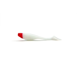 Shad Fast Strike Huky Kuky, White Red Head, 7.5cm, 2.7g, 10buc/plic