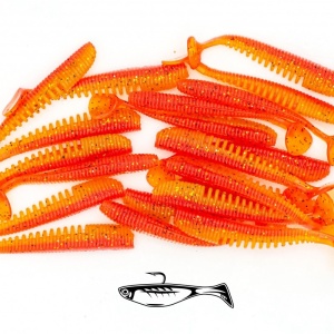 Shad Fast Strike Takeda Shad, Atomic Chiken 03, 5cm, 1g, 20buc/plic - Img 3