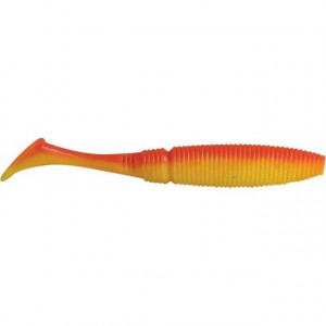 Shad Power Shad Dual Red Flame Yellow 10cm, 8buc/plic Rapture - Img 1