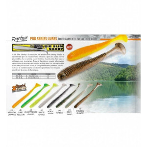 Shad RIB Slim Shady Chartreuse Ghost 5cm, 14buc/plic Rapture - Img 5