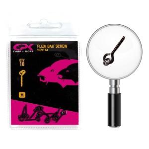 Surub cu Anou CPK Flexi Bait Screw, 10buc/plic - Img 2