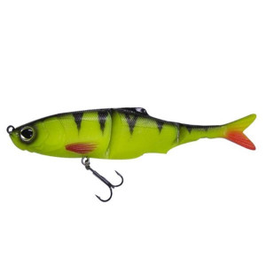 Swimbait Sub Kicker Yellow Perch 18cm, 1 buc/plic Biwaa