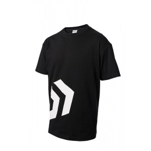 Tricou Daiwa Angler, Black-White