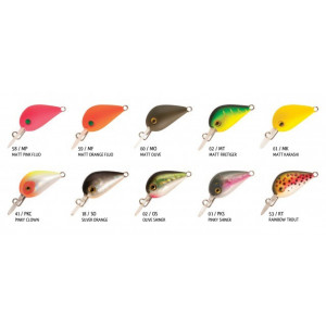 Vobler Pro Hot Buzz Sinking Silver Orange 2.5cm, 3g Rapture - Img 2