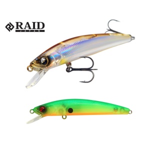 Vobler Raid Japan Level Minnow Quick72, Sukeru Lime Chart, 7.2cm, 5.2g