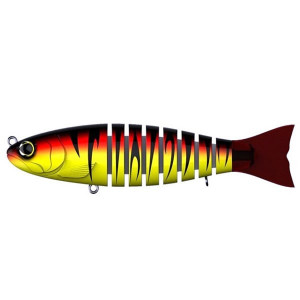 Vobler Swimbait Seven Section Strout Red Tiger 14cm 29g Biwaa - Img 1