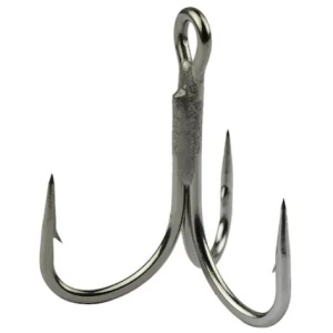 Ancora Tripla Mustad Jaw Lok In-Line Treble Titan Steel 3X Strong