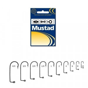 Carlig negru nichel pentru twister Mustad -100buc/plic (M.32629BLN.06)