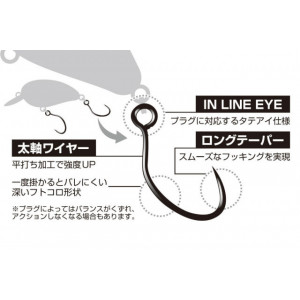 Carlige Area Decoy Type X Ah-10 X Jove Barbless - Img 3