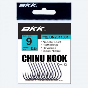 Carlige BKK Chinu Diamond, Black Nickel