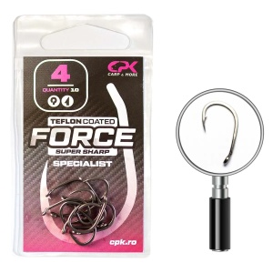 Carlige CPK Force Teflon Specialist, 10buc/plic