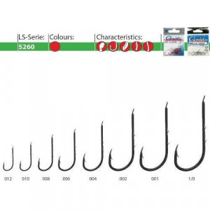 Carlige forjate 2 spini LS-5260R 25buc/ plic