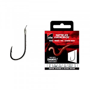 Carlige Legate Dam Spezi Worms, 10buc/plic