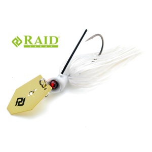 Chatterbait Raid Maxx Blade Power, Pearl White, 14g - Img 2