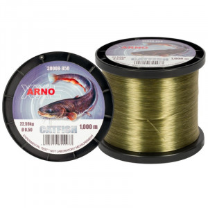 Fir Monofilament Arno XXL Catfish Line, verde, 500-2000 m