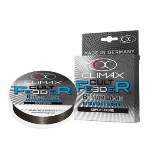 Fir Textil Climax Cult Feeder Bottom Braid, Dark Grey, 110m