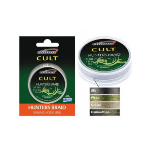 Fir Textil Climax Cult Huntersbraid Sinking Hooklink Weed Green, 20m - Img 6
