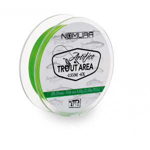 Fir textil Nomura Artifice Trout Area 6X, verde, 135m - Img 2
