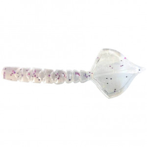 Grub Mustad Aji Finesse Hila, 4.3cm, Clear Purple Glitter, 12buc/plic
