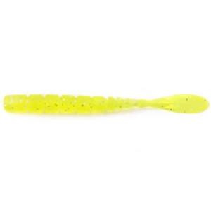 Grub Mustad Aji Micro Fla, UV Clear Chartreuse, 5cm, 15buc/plic