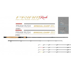Lanseta feeder Colmic Priam Rush Special Carp SX, 3.6m, 2+3 tronsoane