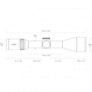 Luneta Vantage WA 3-12×56 L4A /IR/30MM Hawke - Img 2