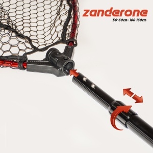 Minciog Telescopic Fast Strike Zanderone, Plasa 50x60cm, Coada 100-160cm - Img 6