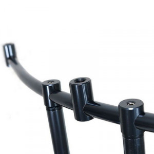 Rod Pod Carp Pro Gun Smoke, Black, 3 posturi