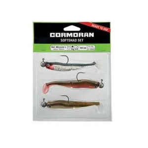 Set shad Wave L Natural 10.5cm/ 12g/carlig nr 3/0 Cormoran