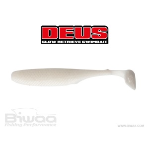 Shad Biwaa Deus, 008 Pearl White, 15cm, 5buc/plic
