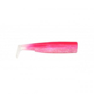 Shad Black Minnow Fluo Pink, 9cm, 3buc/plic Fiiish