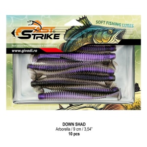 Shad Fast Strike Down Shad 9cm, 10cm/plic, Arborella - Img 2
