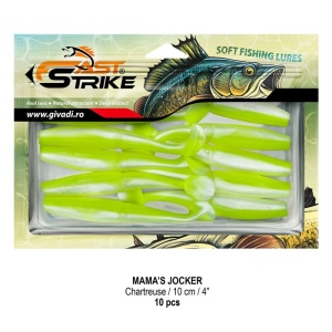 Shad Fast Strike Mama's Jocker, Chartreuse, 10cm, 10buc/blister - Img 2