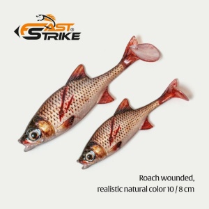 Shad Fast Strike Roach Shad 8cm/5g, culoare RWRR
