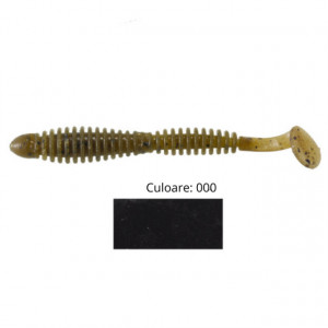 Shad Tiemco Locoism Flexy 3", culoare 000, 7.6cm, 9buc