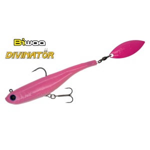 Spinnertail Biwaa Divinator Junior, UV Pink, 14cm, 22g