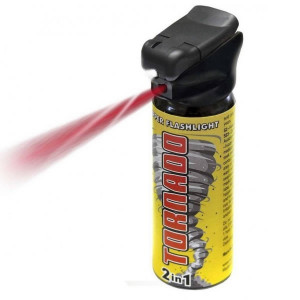 Spray autoaparare ESP Tornado cu lanterna, 63ml