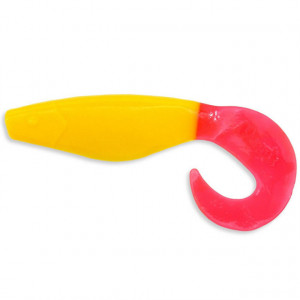 Twister Mann's Action Shad, YFT, 12cm, 5buc