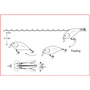 Vobler Cormoran Cor F3, Firetiger, 4 cm, 3.5g
