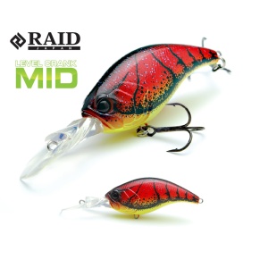 Vobler Raid Japan Level Crank Mid, 5.9cm, 10.5g, 019 American Yashizari - Img 2